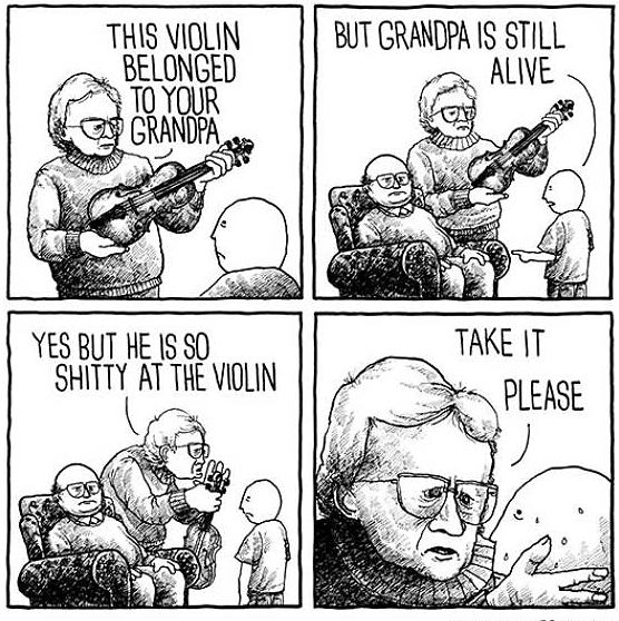 Obrázek violin-grandpa