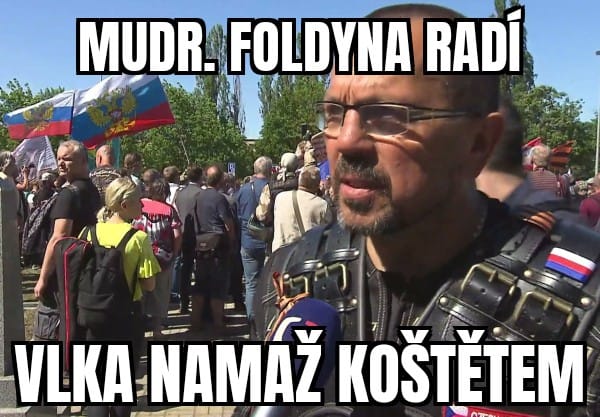 Obrázek vlka namaz kostetem