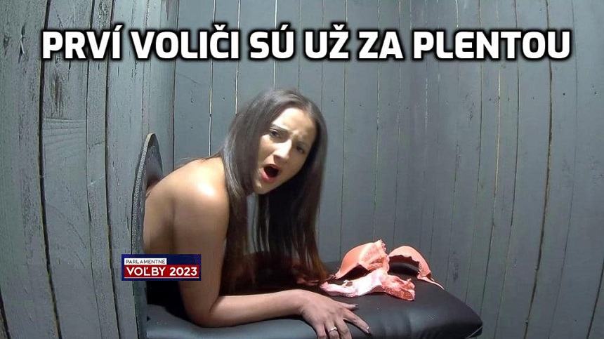 Obrázek volic za plentou