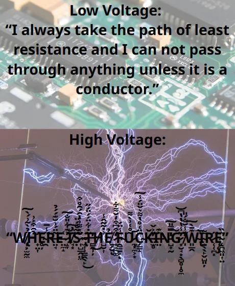 Obrázek voltage is a friend