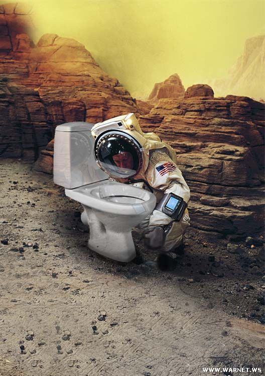 Obrázek vozralej astronaut