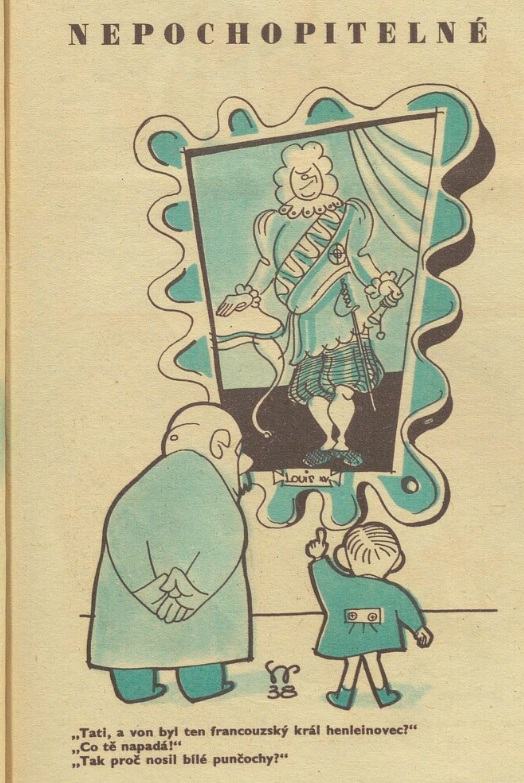 Obrázek vtip z 1938