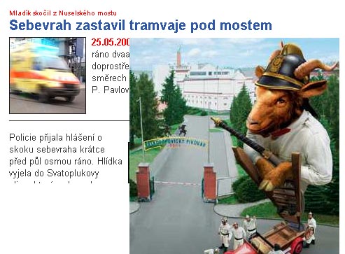 Obrázek vtipne umistena reklama