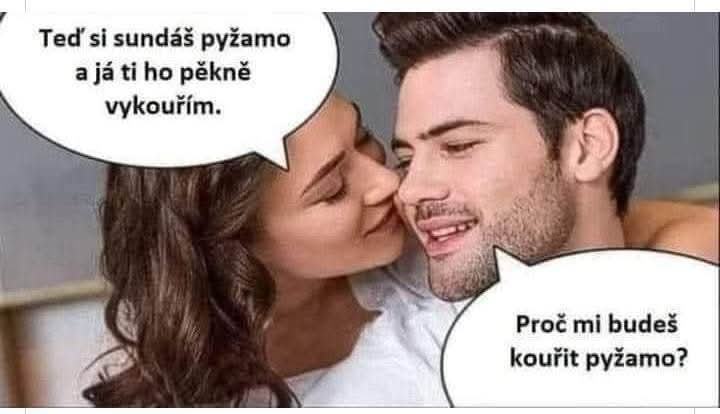 Obrázek vykourit pyzamo