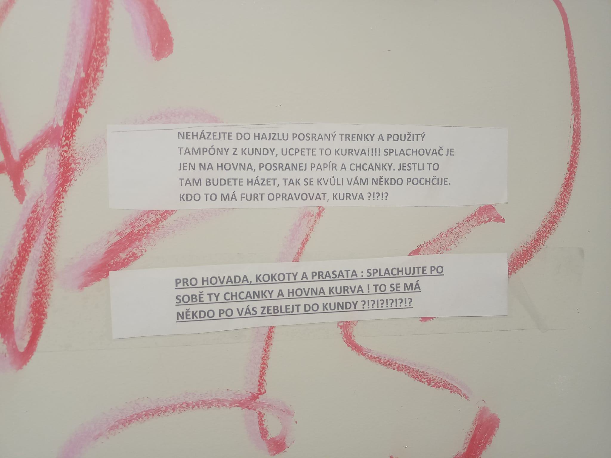 Obrázek vzkaz z hajzlu -