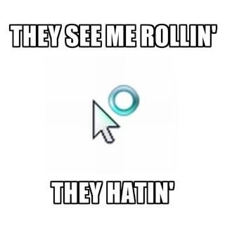 Obrázek wait cursor rollin hatin