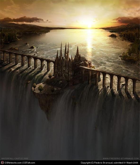 Obrázek waterfall castle