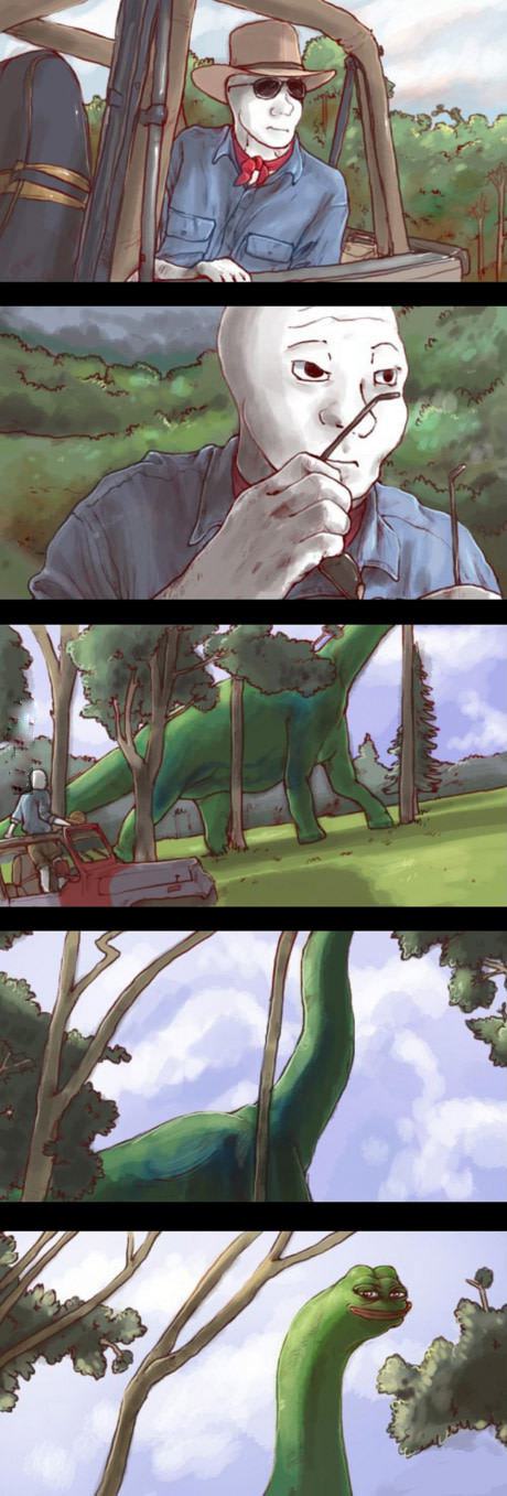 Obrázek what jurrasic park would look like if it was animated