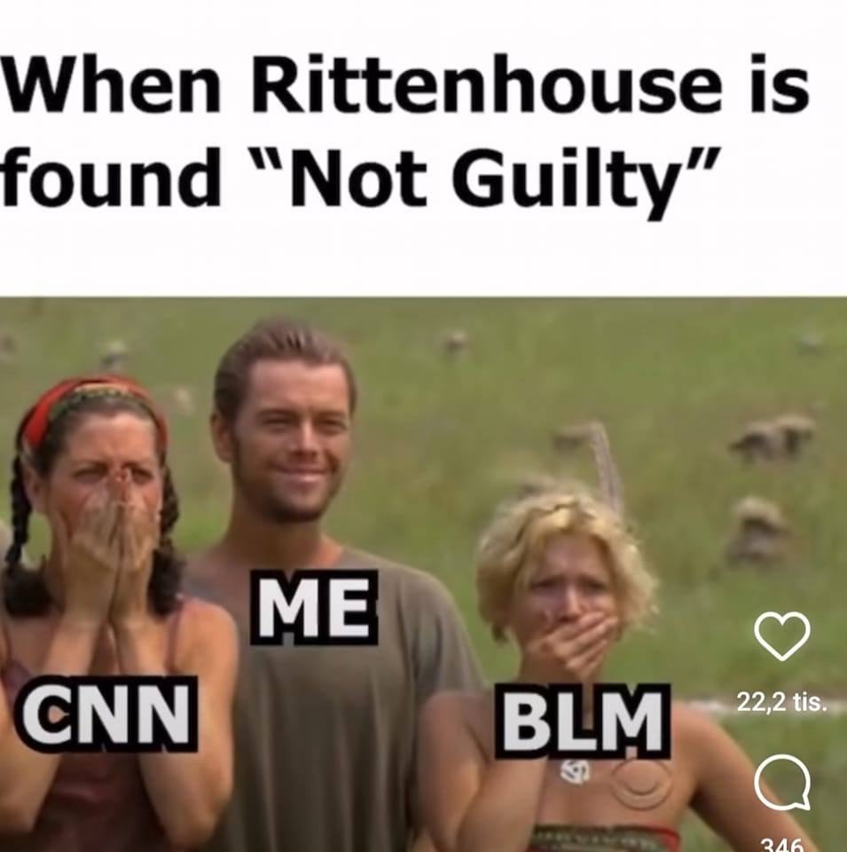 Obrázek when rittenhouse is found not guilty