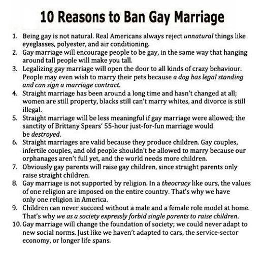 Obrázek why ban gay marriage
