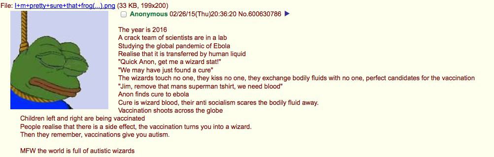 Obrázek wizards cure ebola