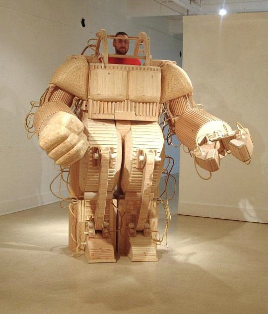 Obrázek wooden mechwarrior