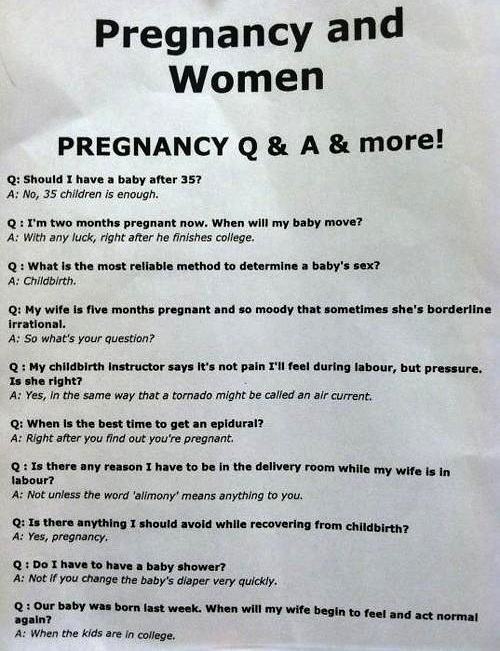 Obrázek xBest Pregnancy FAQ Ever - 17-04-2012