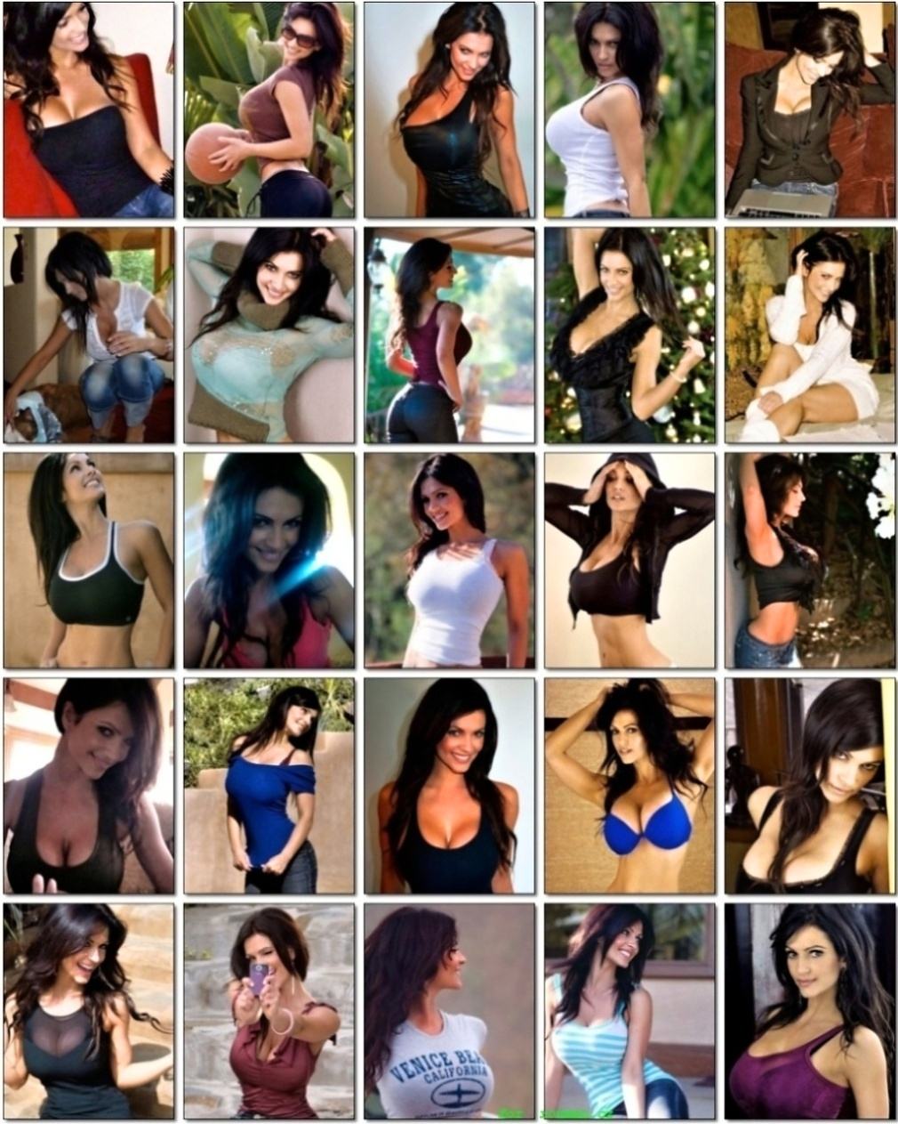 Obrázek xBuxom Denise Milani Facebook Pictures