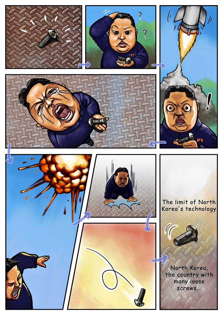 Obrázek xThe limit of North Koreas technology - 26-04-2012