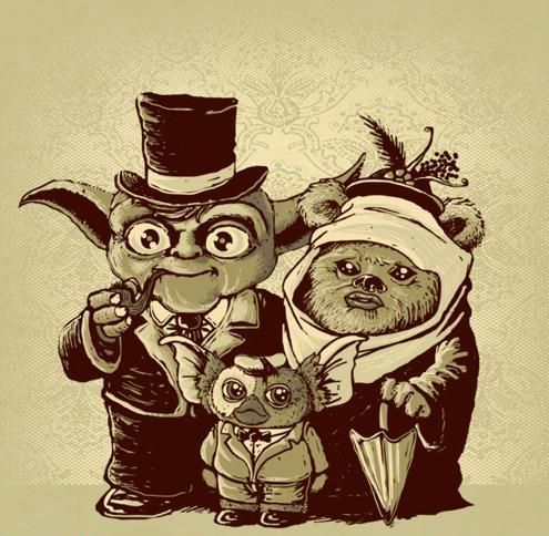 Obrázek yoda ewok