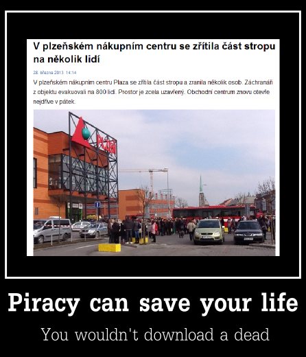 Obrázek you wouldnt dowload a dead