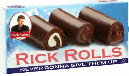 Obrázek yum yum rick rolls