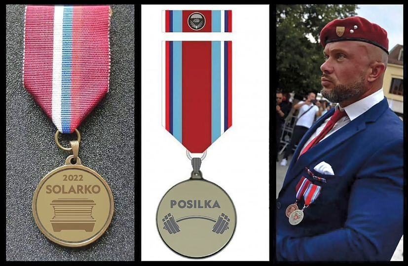 Obrázek za co su tie medajle