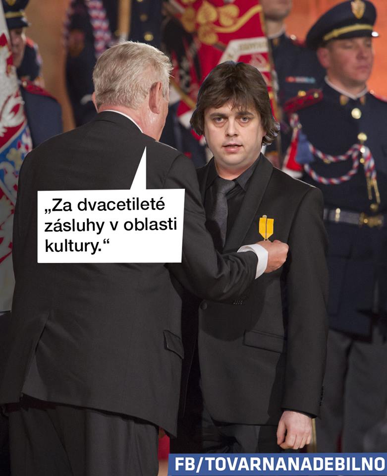 Obrázek za dlouholete zasluhy