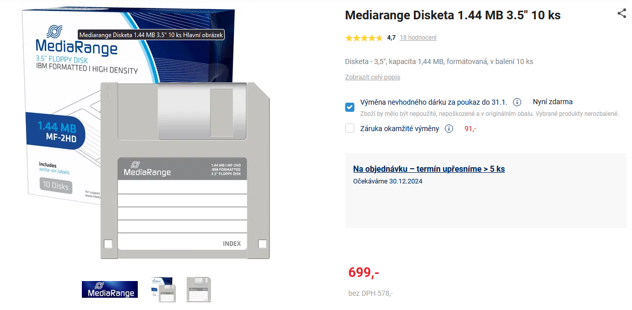 Obrázek za tolik jsem to nekupoval ani tehdy