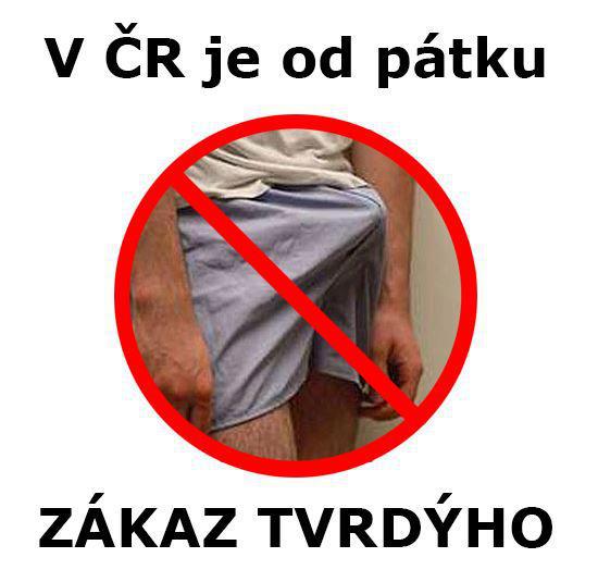 Obrázek zakaz tvrdyho