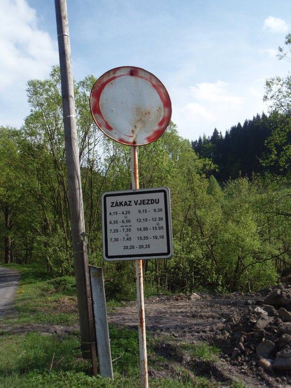 Obrázek zakaz vjezdu