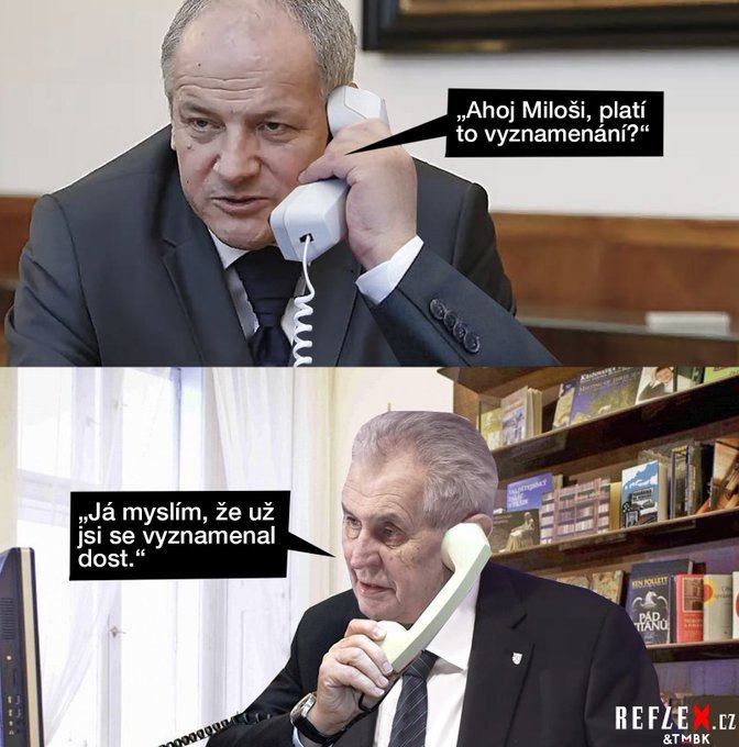 Obrázek zemanova hotline