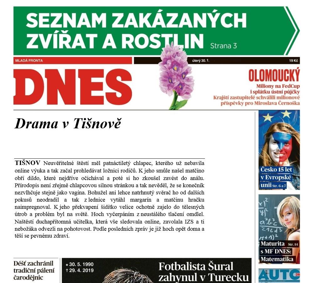 Obrázek zpravy z Tisnova