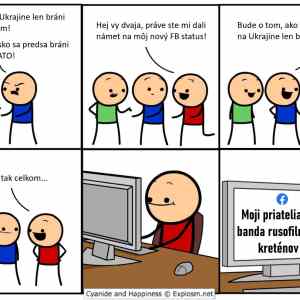 novy status na FB