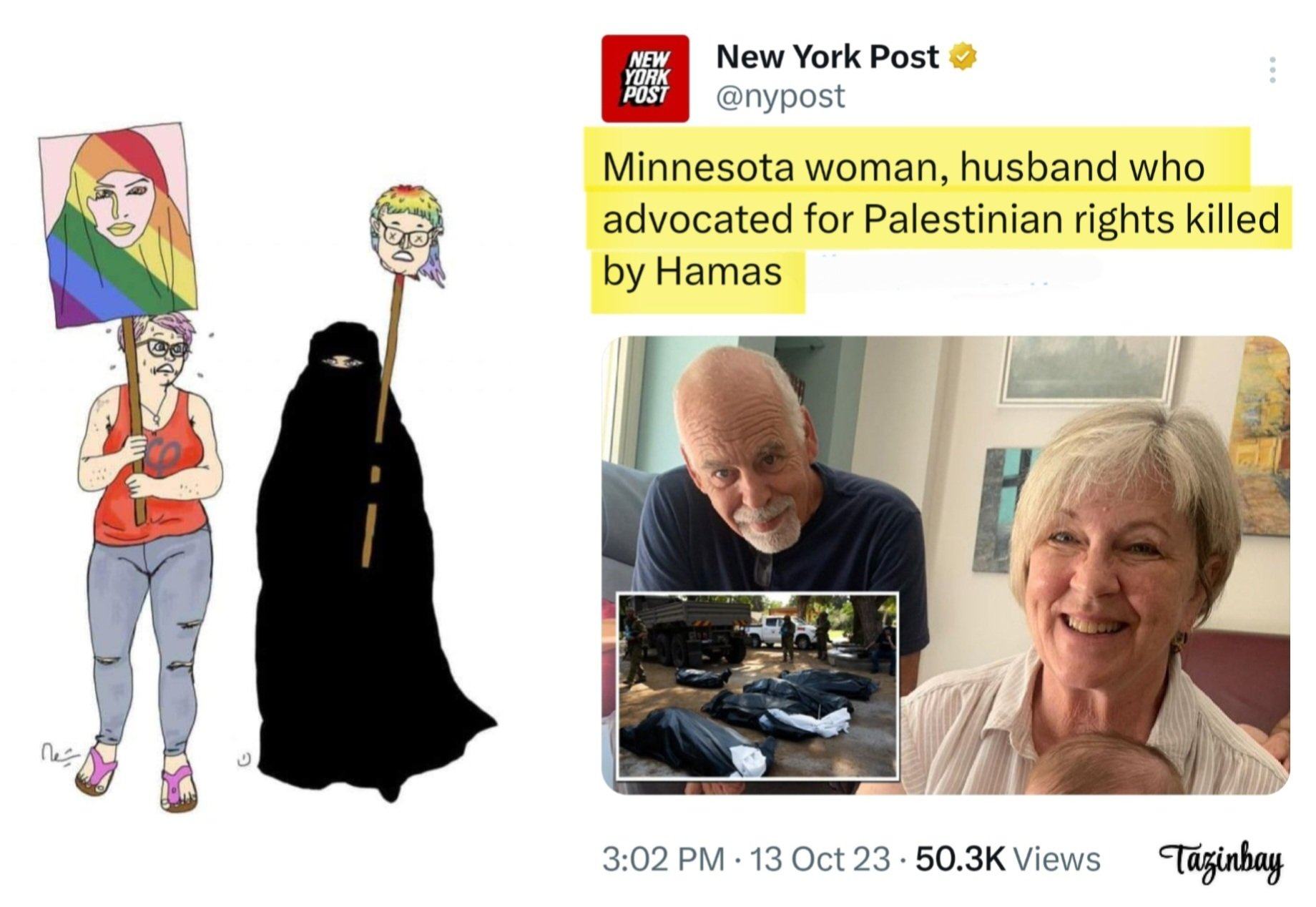 Obrázek Ha ha dobre mu tak islamofilovi