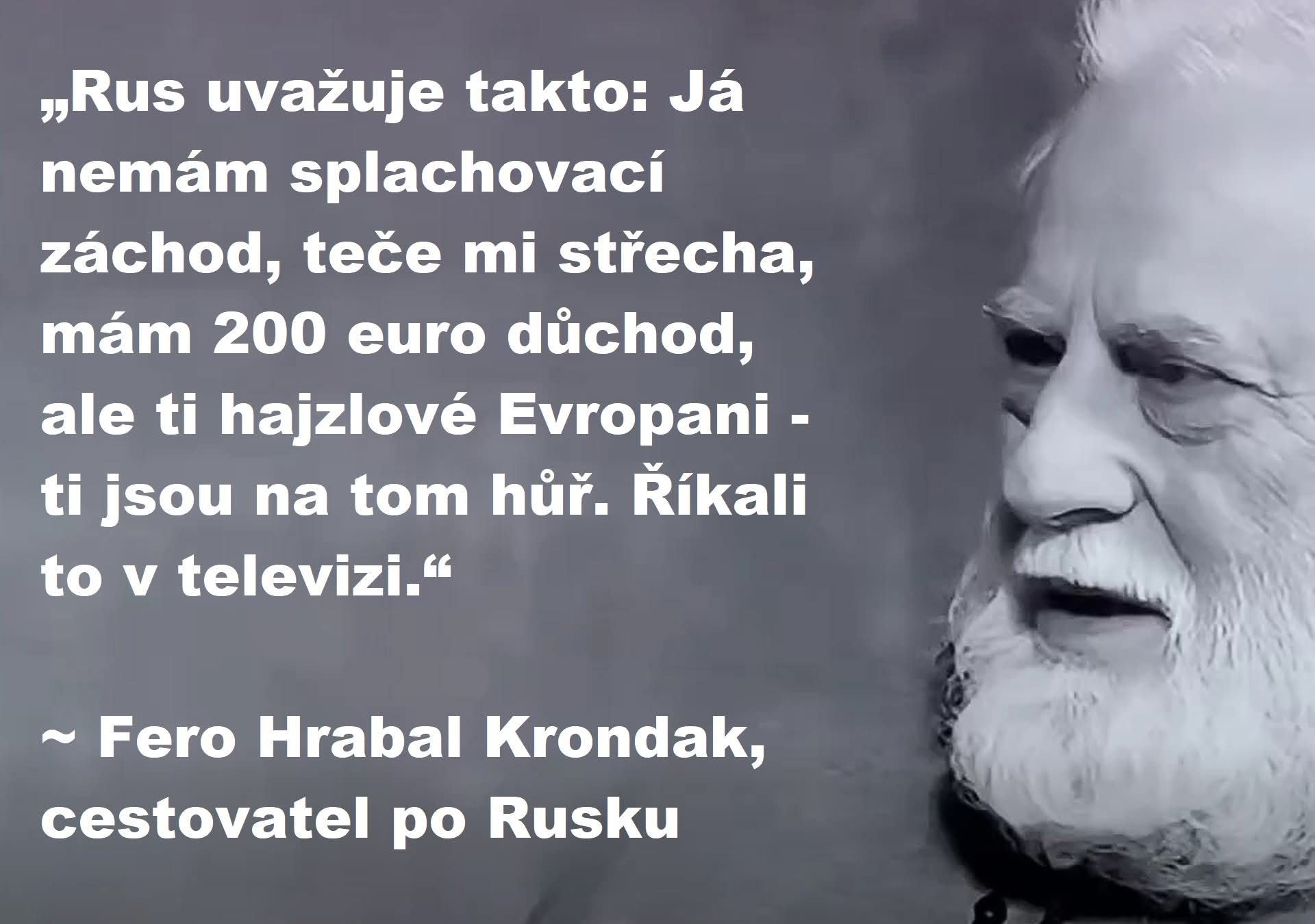 Obrázek Hrabal&nbsp;zna&nbsp;Rusko