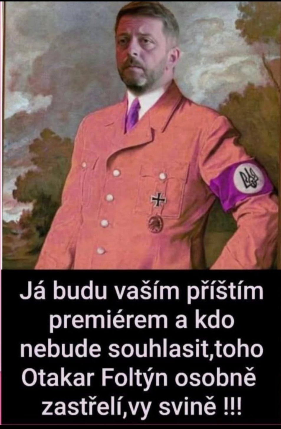 Obrázek Ja jsem Premier a kdo nesouhlasi tomu Foltyn ustreli