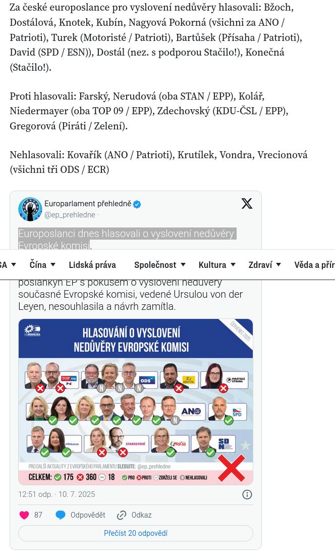 Obrázek Kdo jak hlasoval o Ursule