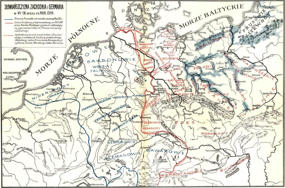 Obrázek Slavs west territory Limes Sorabicus