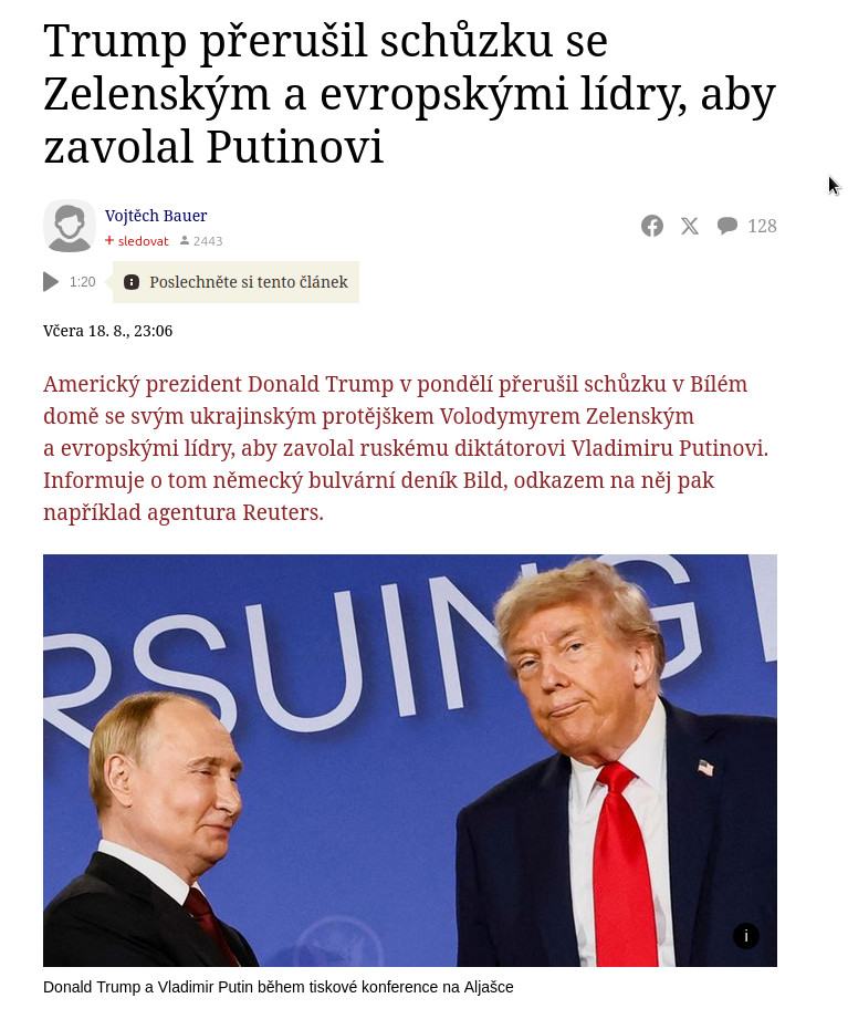 Obrázek Volodo on se nelekl - rekni jak dal