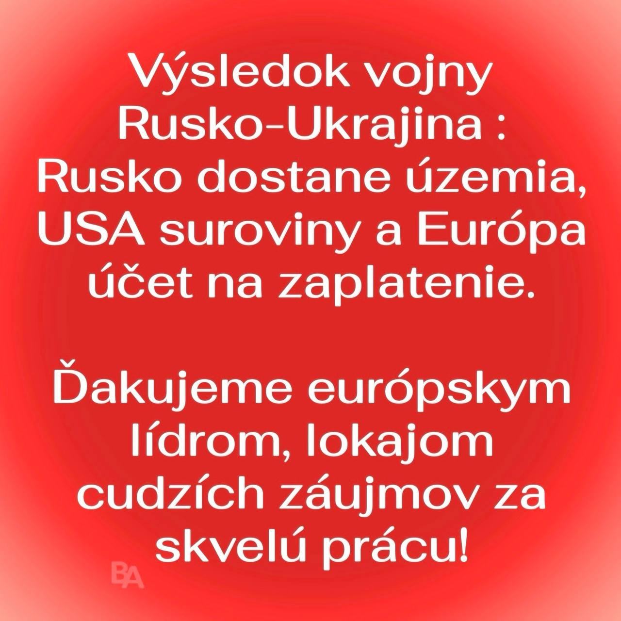 Obrázek Vysledok vojny