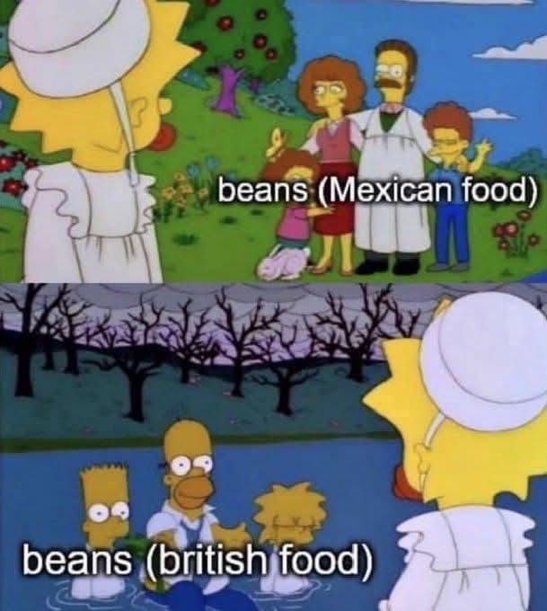 Obrázek beans in UK and mexico