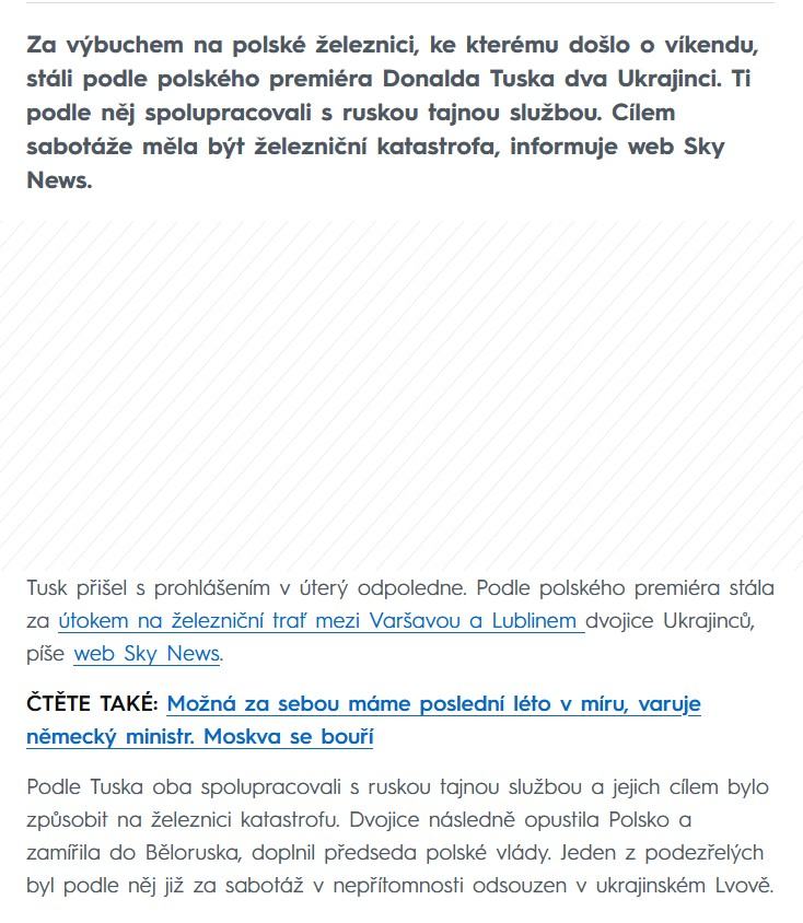 Obrázek dezolat tusk polsko