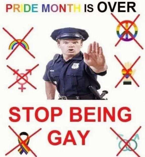 Obrázek pride month is over