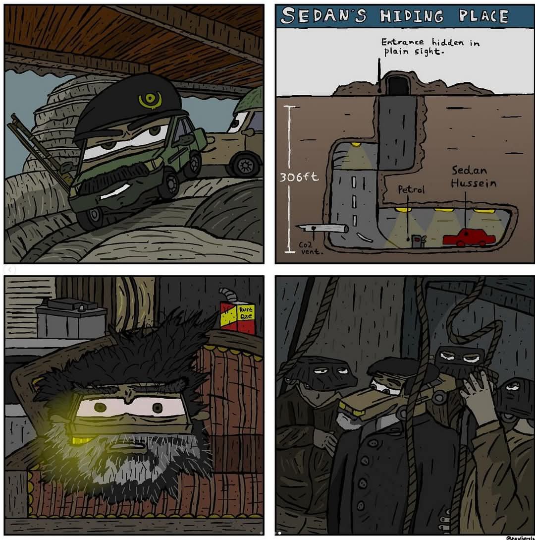 Obrázek sedan hussein