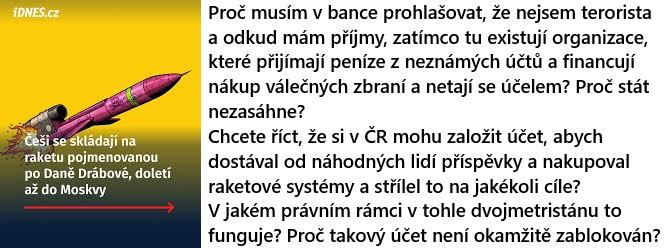 Obrázek Dvometracka raketa