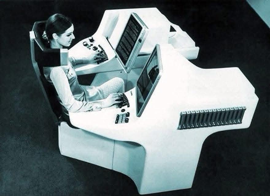 Obrázek German ergonomic workstation concept from 1969