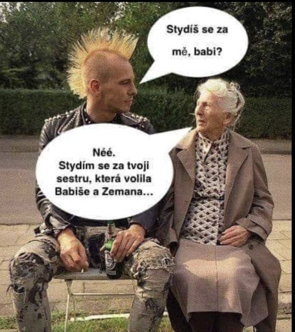 Obrázek Stydis se za mne babi