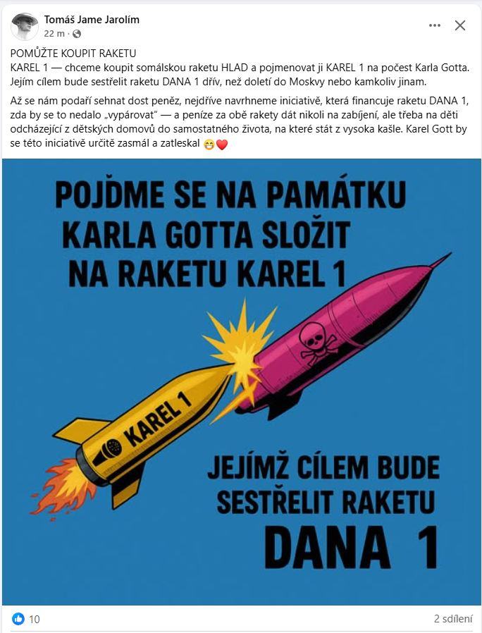Obrázek antiraketa