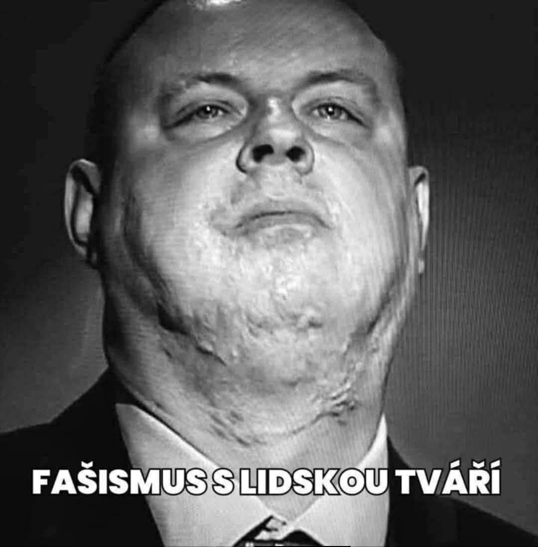 Obrázek fasismus s lidskou tvari