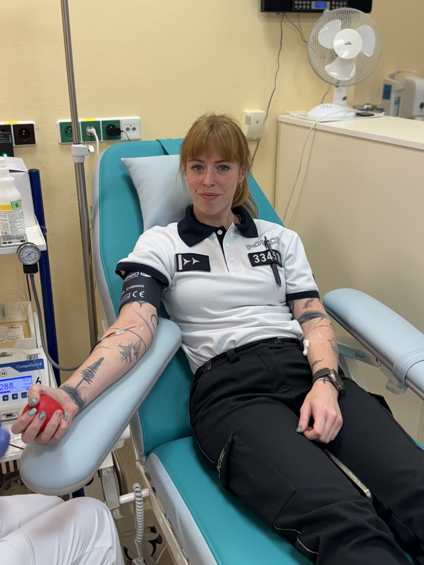 Obrázek fetka daruje krv