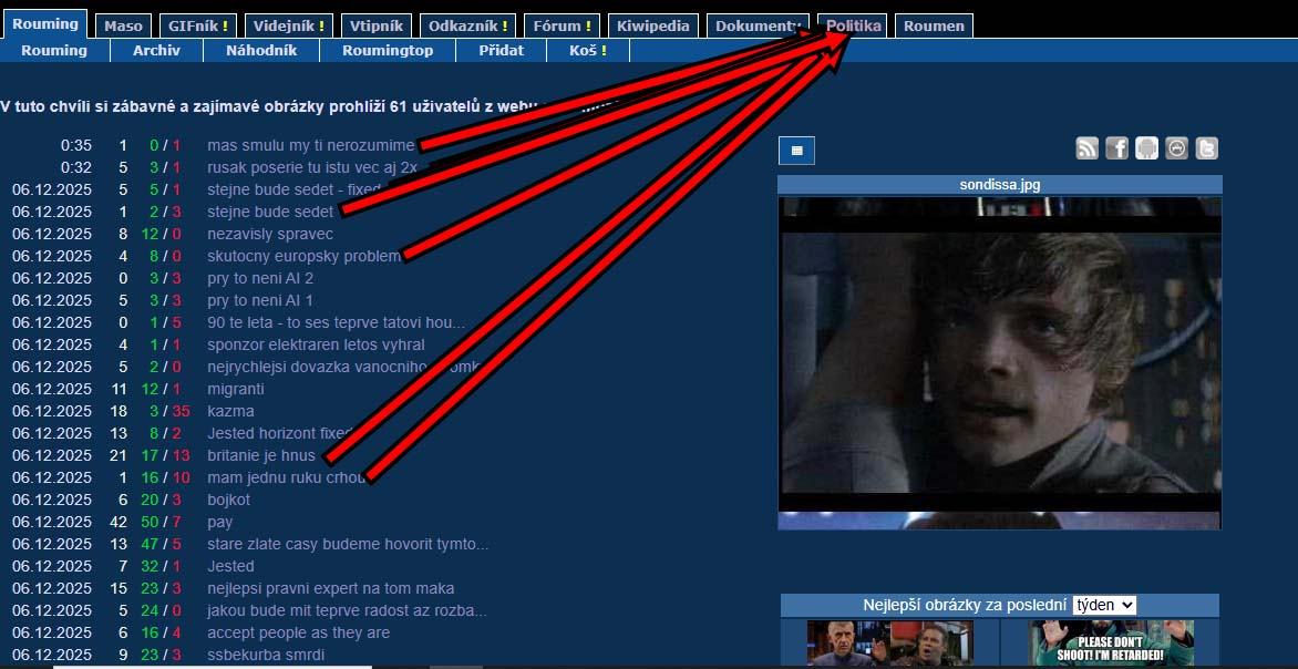 Obrázek make rouming funny again