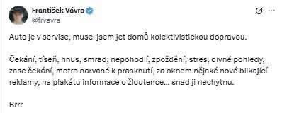 Obrázek motoriste kdyz musi jet MHD