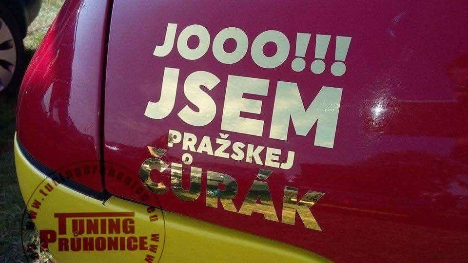 Obrázek nejlevnejsi tunning je samolepka 